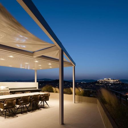 Urban Apt With Stunning Acropolis View & Roofdeck Αθήνα Εξωτερικό φωτογραφία
