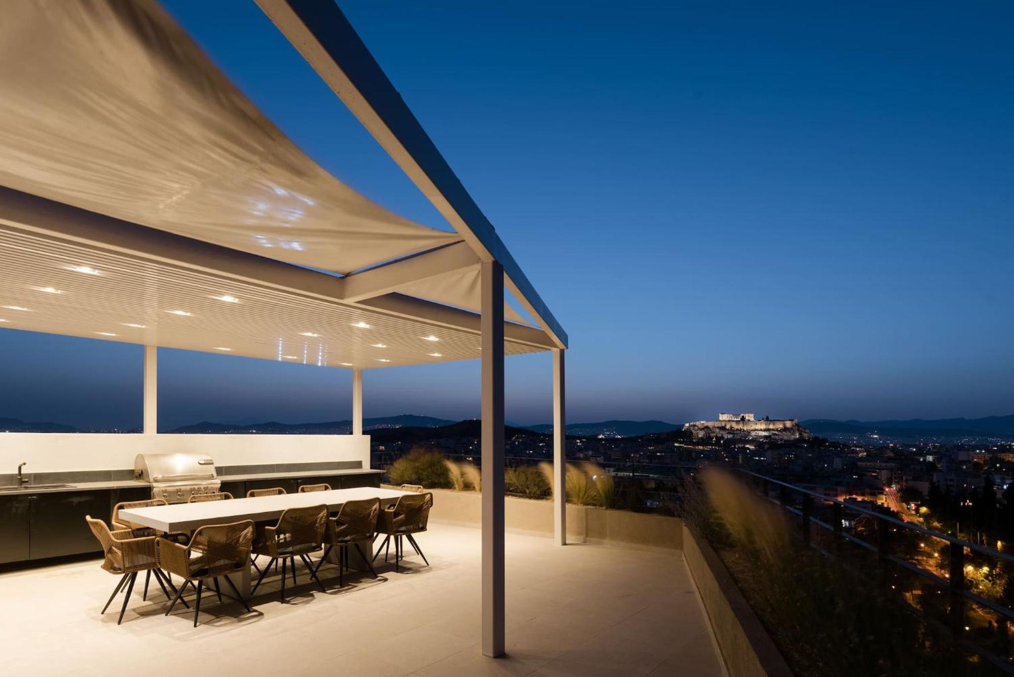 Urban Apt With Stunning Acropolis View & Roofdeck Αθήνα Εξωτερικό φωτογραφία
